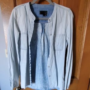 Vince demin button down